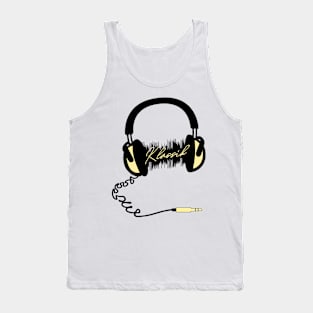 Headphone Audio Wave - Classic Tank Top